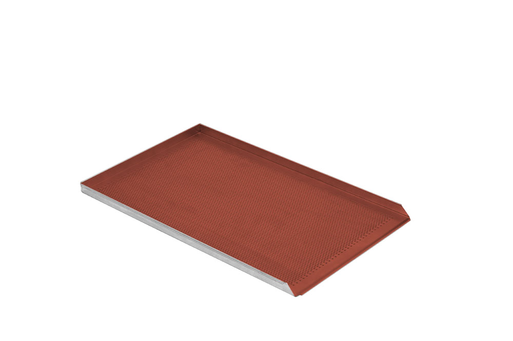 Backblech gelocht, 433 x 333 mm,  Alu silikonbeschichtet PROFIKOCHER 659506 by LOCHER