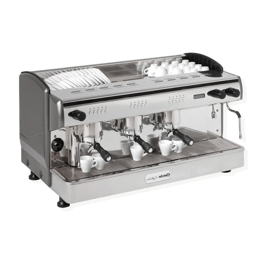 Espressomaschinen 3-gruppig