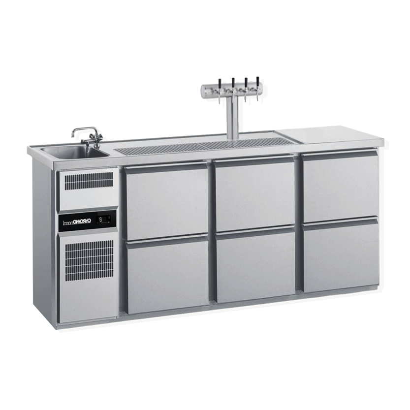 Biertheke mit 1 Becken