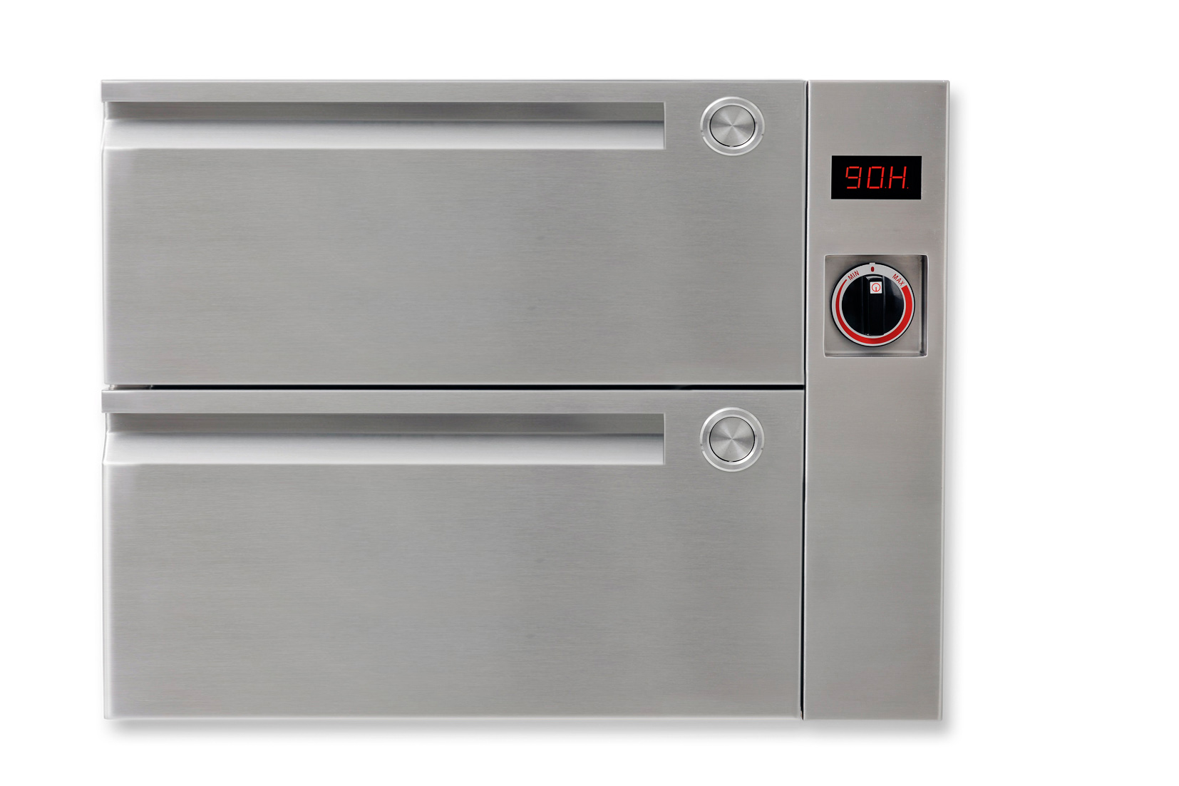 Berner BWH70/2 Einbau-Speisenwärmer mit Doppelauszug GN 1/1 quer