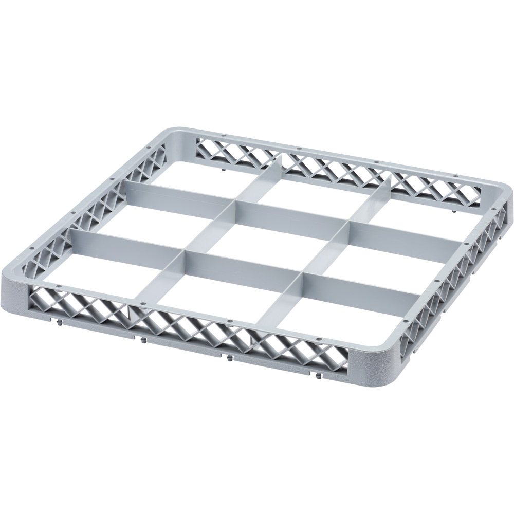 STALGAST Aufsatzrand für Spülkorb 500x500 mm 9 Fächer