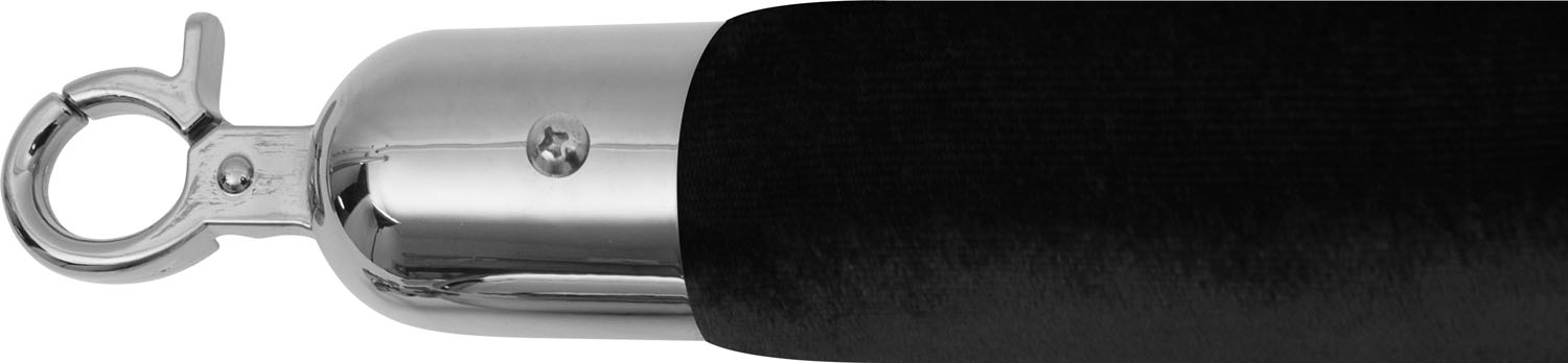 SARO Kordel für Absperrpfosten schwarz / silber AF 220