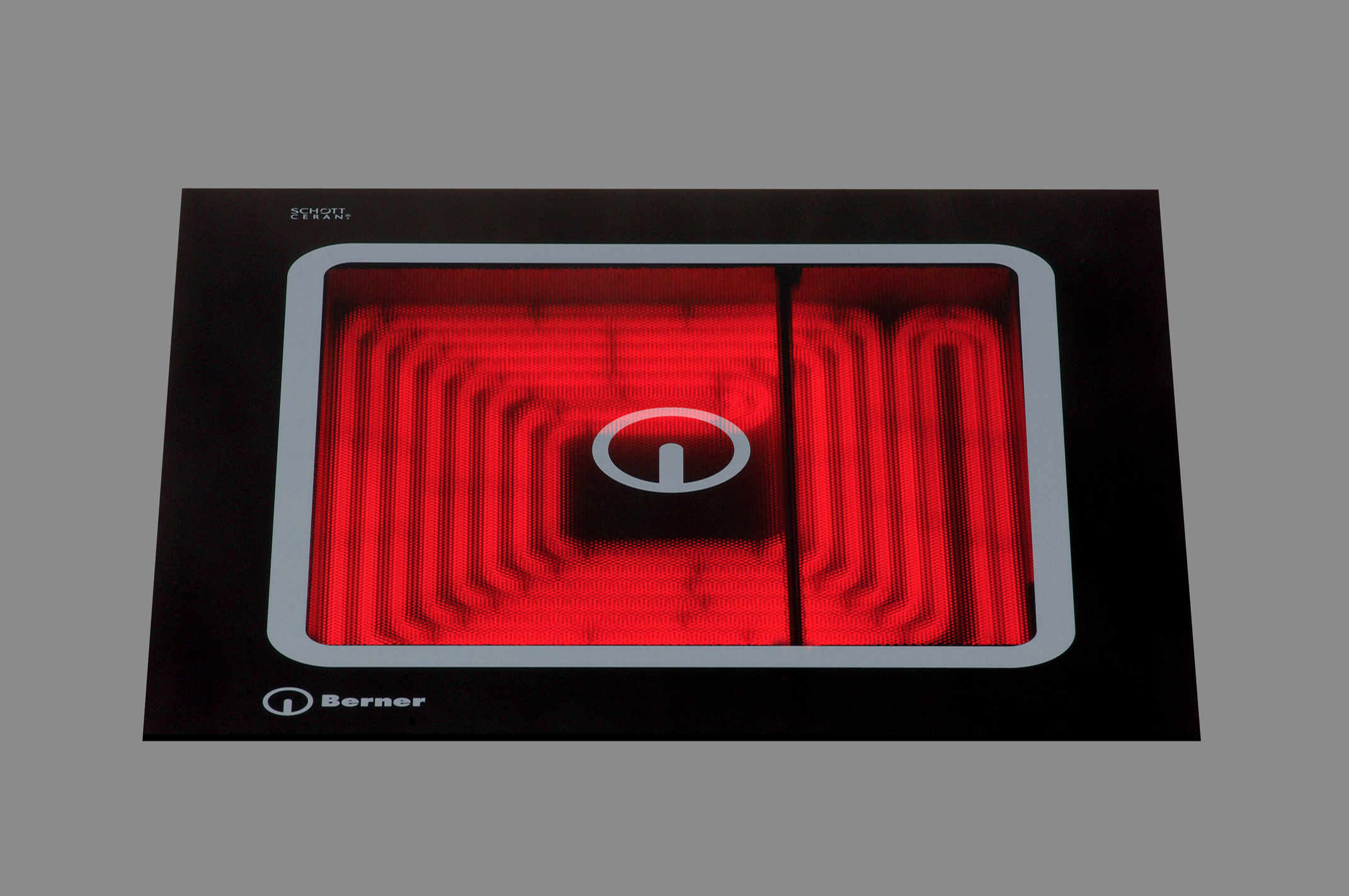 Berner BS1PEGQA Speedstar-Einbauceranfeld mit 1 Quadratkochplatte