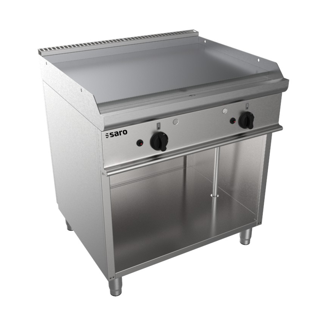 SARO Gas-Griddleplatte mit offenem Unterbau E7/KTG2BAL