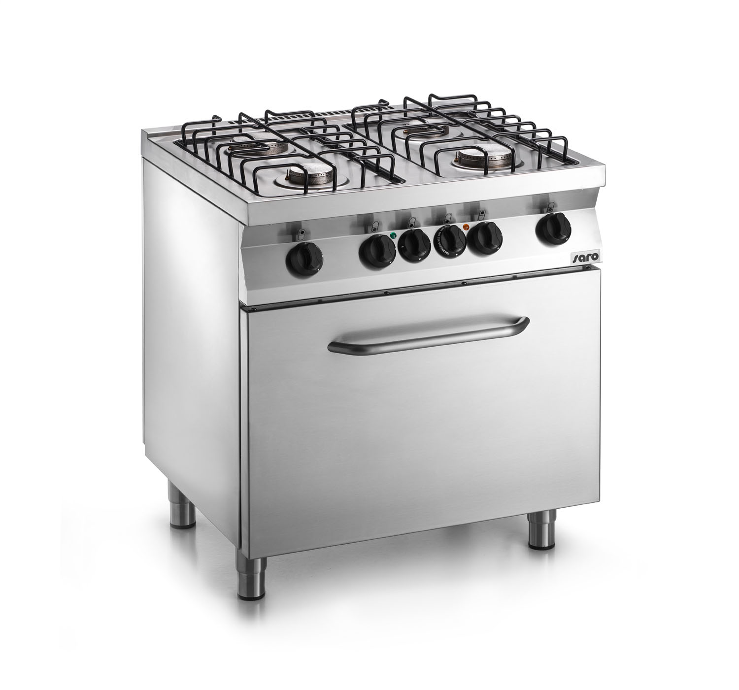 SARO Fast-Serie Gasherd mit Elektrobackofen F7/FUG4LE