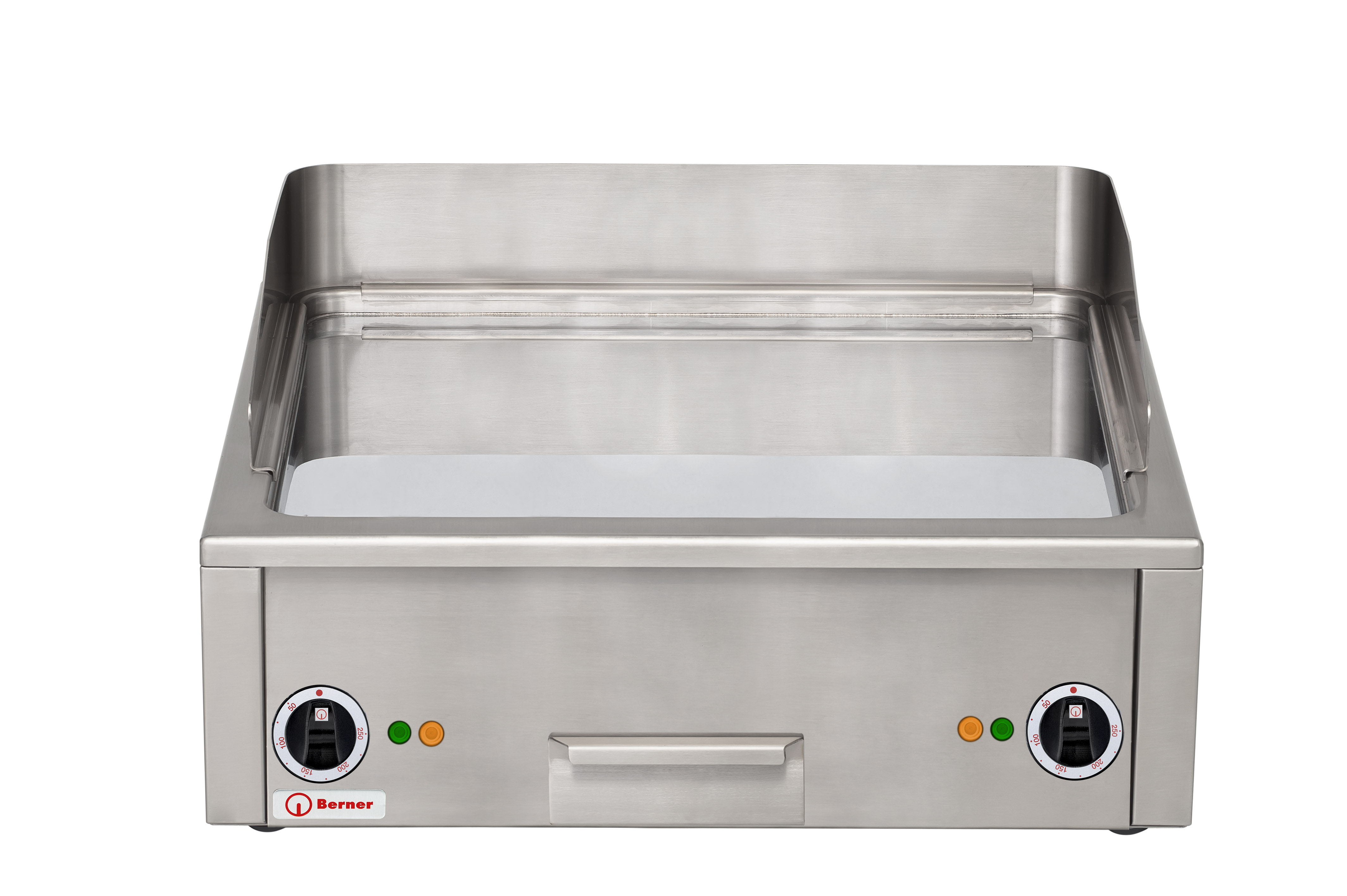 Berner BGHAC100 Bratplatte Beef & Burger glatt hartverchromt Elektro