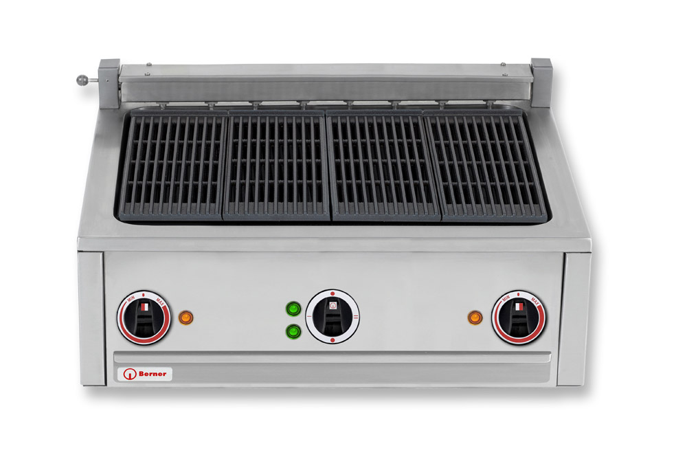 Berner BRLHA70 Steakgrill Rustica Lava Auftischgerät Lavastein
