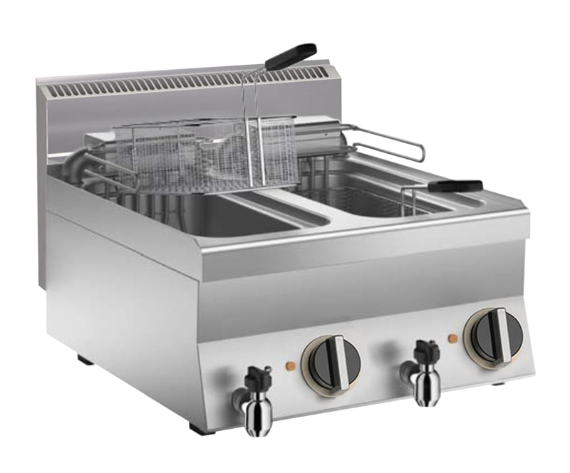 KBS Elektro Fritteuse 2 x 10 lt. 18kW Tischgerät