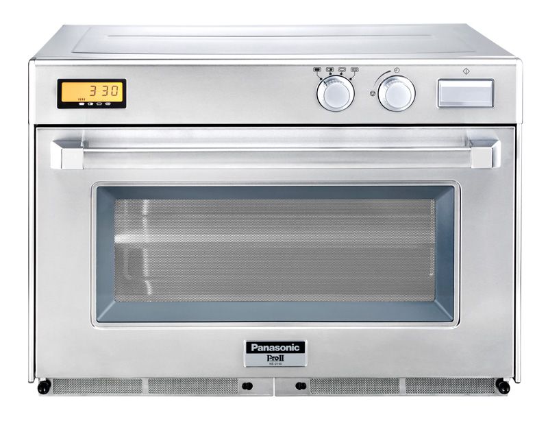 Gastronomie Edelstahl Mikrowelle Panasonic 44 ltr, NE-2140, 2100W/400V
