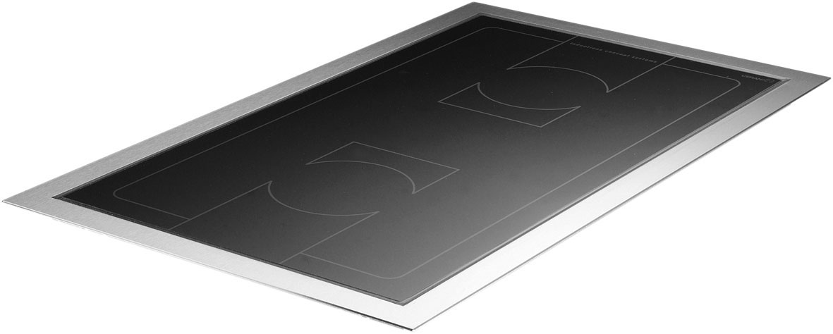 Scholl 65cm breiter Zweizonen Einbauherd mit Rundspulen