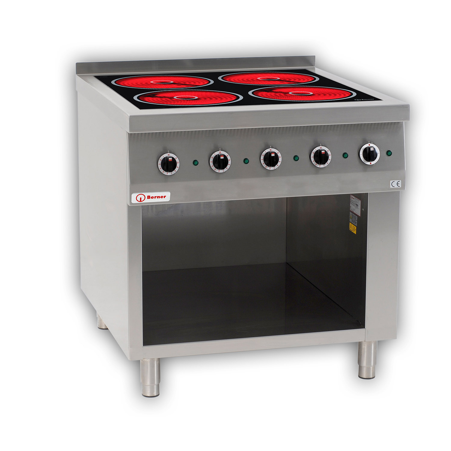 Berner BS4SHRA Elektro-Standherd mit 4 Strahlheizkörper Sondermodell