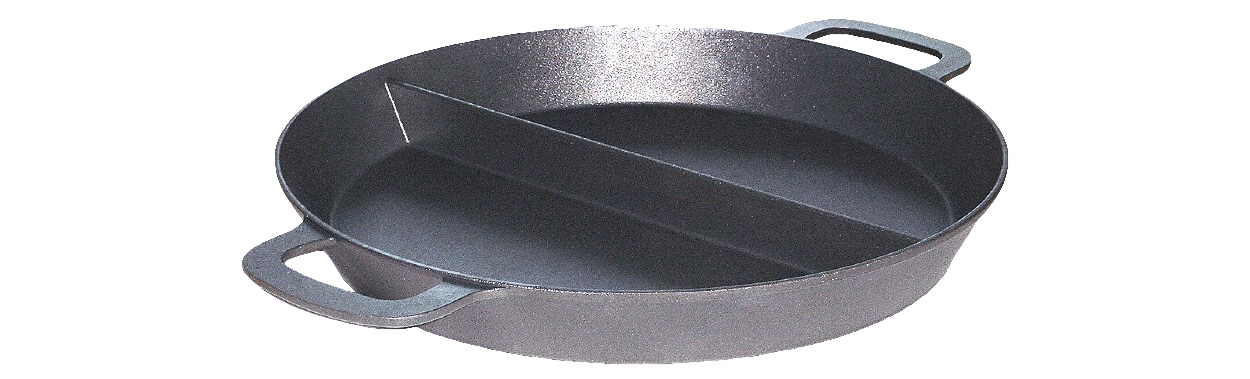 Neumärker Großraumpfanne - Ø 50 cm mit 2-Teilung 00-00524