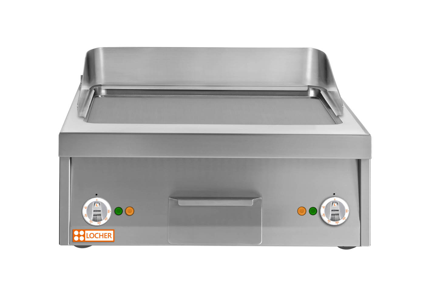 LOCHER Griddleplatte 600 Stahl glatt 216432 by BERNER vergleichbar BGAH60