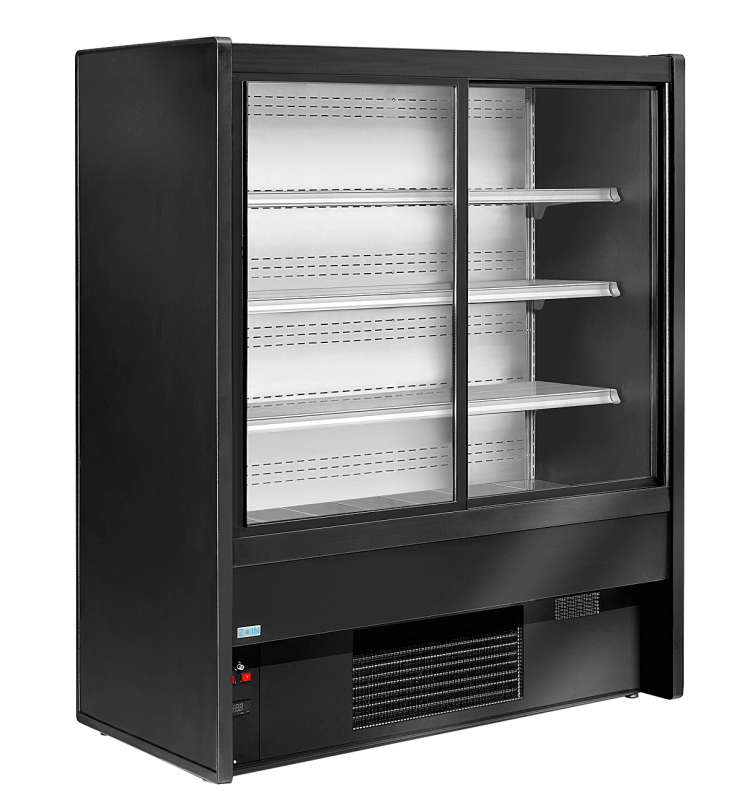 KBS Wandkühlregal Dilara 100 mit Schiebetüren selbstschließend
