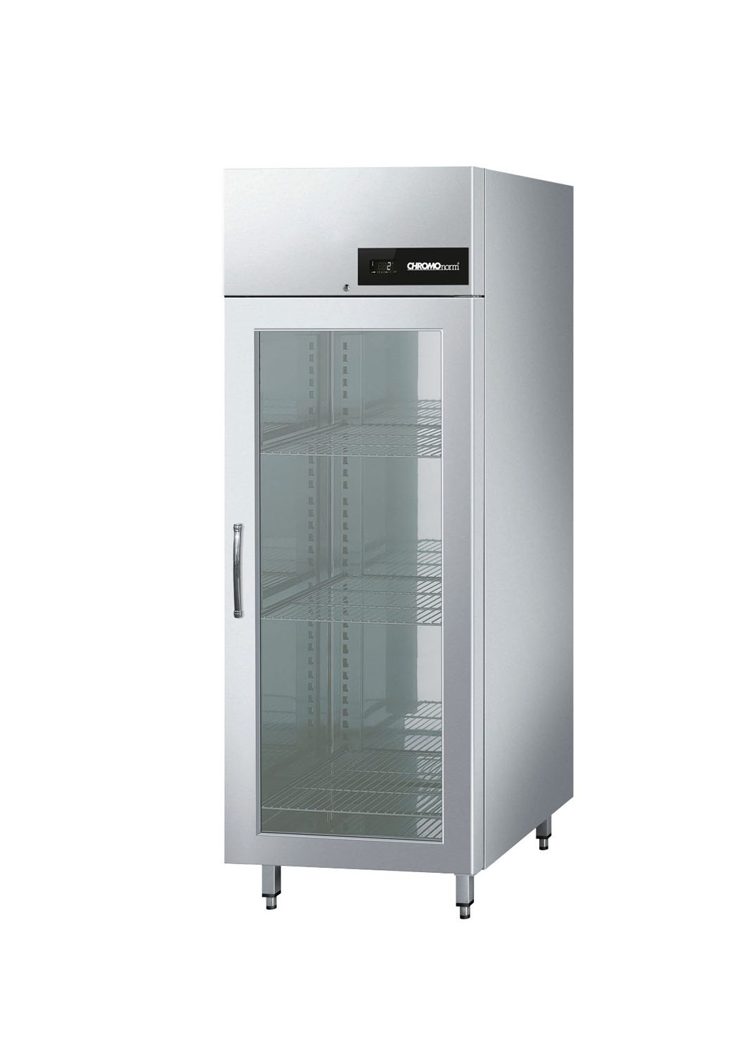 CHROMOnorm NOVA - KÜHLSCHRANK BR 1300 GN 2/1 - GLASTÜREN - ZENTRALKÜHLUNG