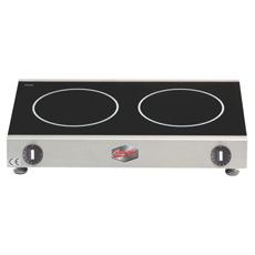 Neumärker Ceran-Kochplatte 00-00279 by Berner BS2SQ Ceran-Doppelkochplatte quer 2x1,7 kW, 240 Volt