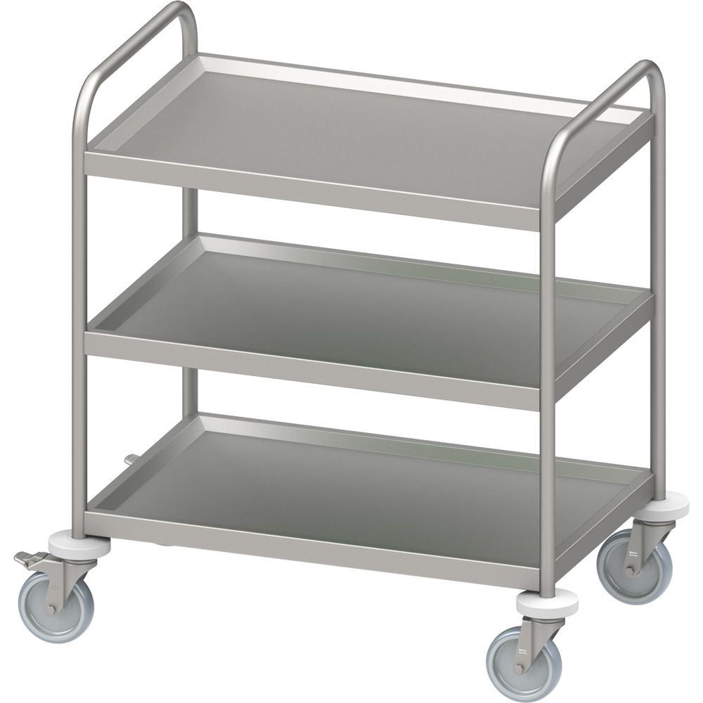 GASTROXTREM Servierwagen PRO mit drei Böden verschweißt - verschiedene Größen