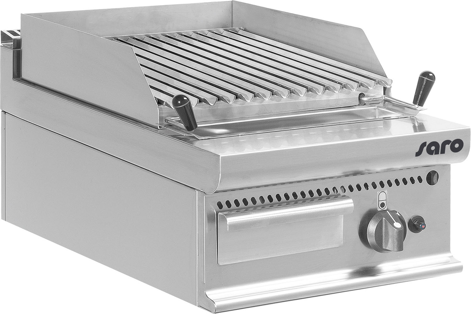 SARO Gas-Lavasteingrill Tisch E7/BS1BB