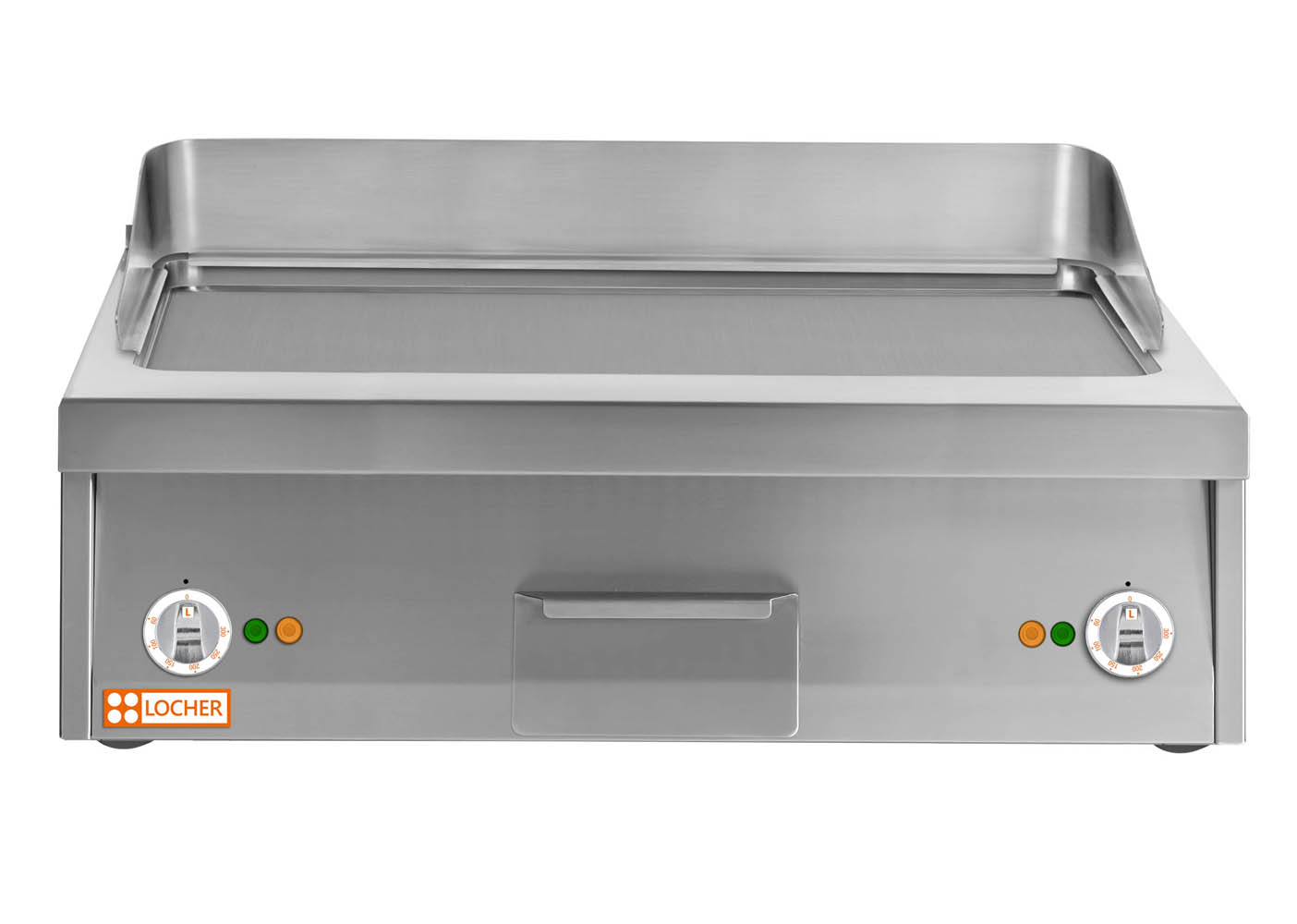 LOCHER Griddleplatte 800 Stahl glatt 216433 by BERNER vergleichbar BGAH80