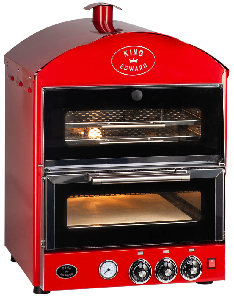 King Edward Vintage Pizzaofen PK1W - mit Warmhaltefach