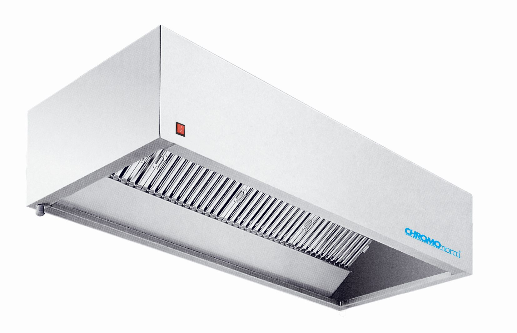 CHROMOnorm KASTENHAUBE MIT LED - verschiedene Tiefen und Längen