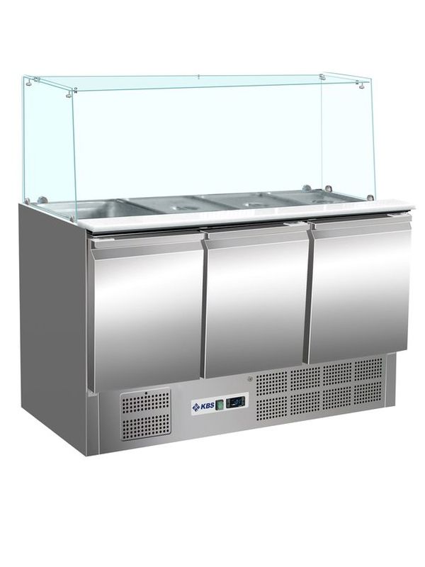 KBS Saladette gerader Glasaufbau KBS 904