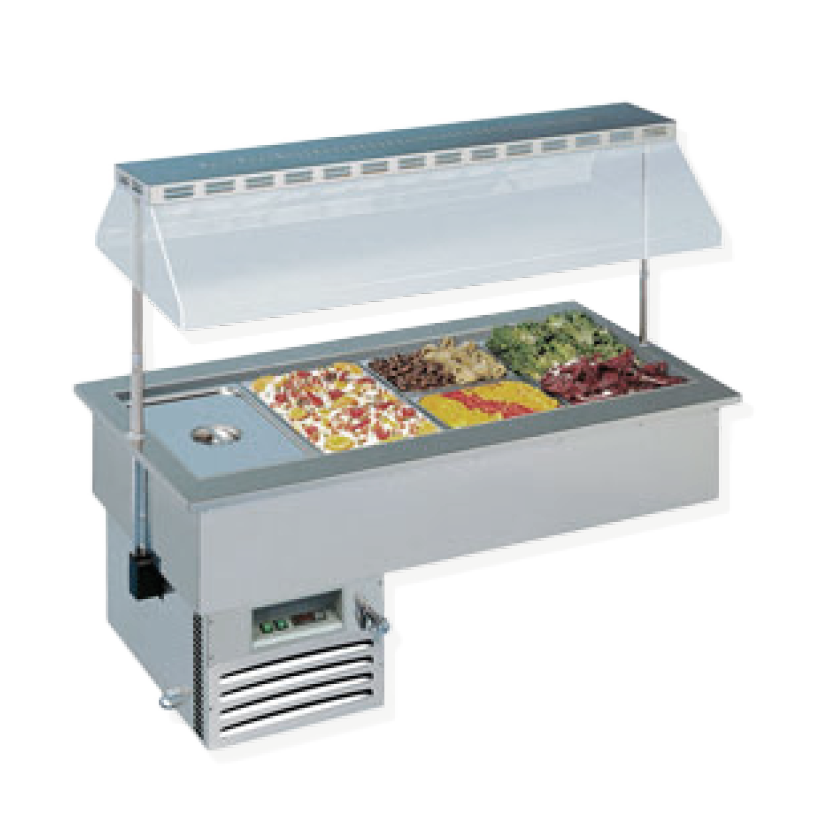 Einbau Wärme-Vitrinen