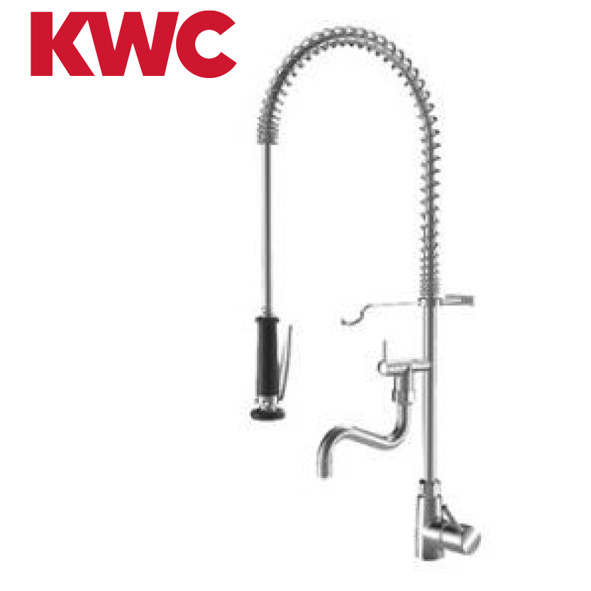 KWC 24.501.146.000 Gastro Geschirrbrause Einhebelmischer mit Schwenkauslauf