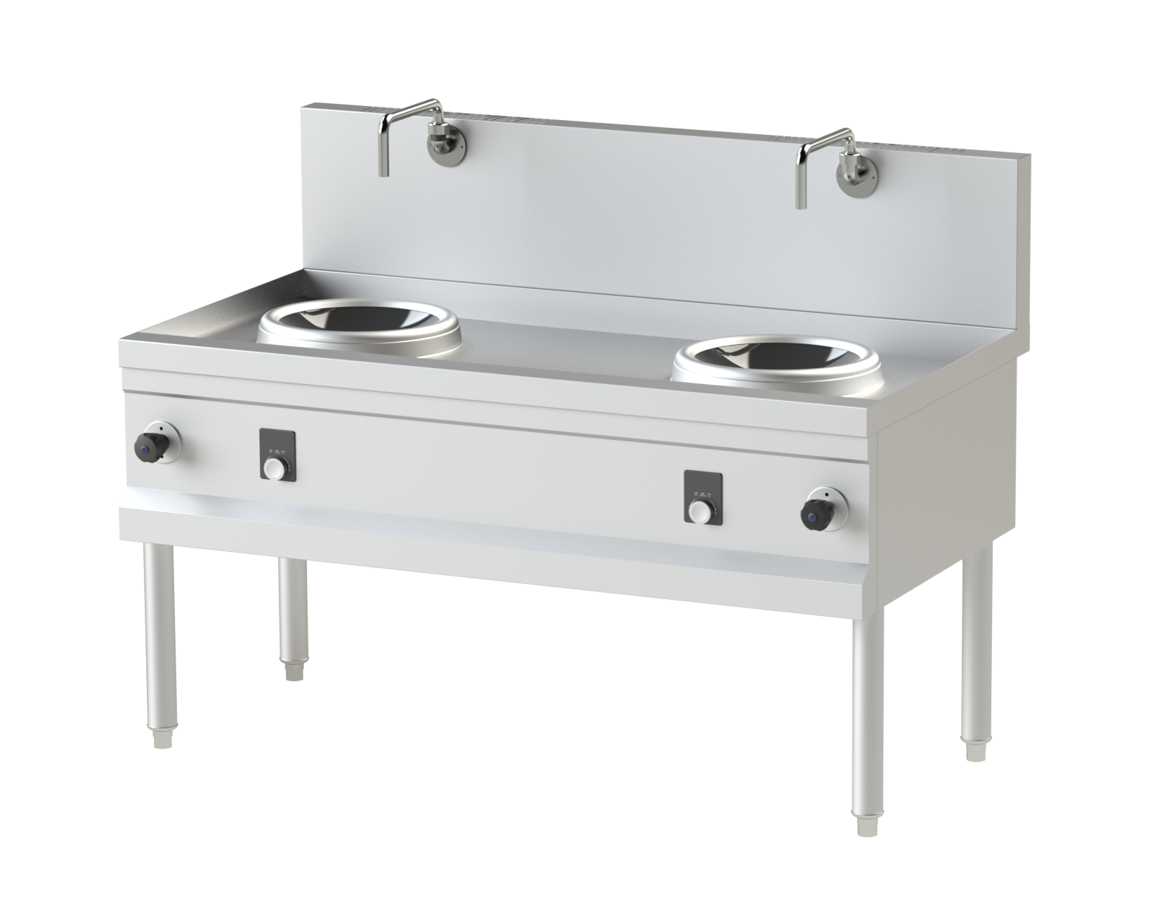 KBS Wokherd 2 Brenner Wand-Modell 5kW