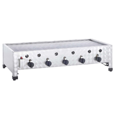 Neumärker Kombi-Tischbräter - 5 Brenner mit Gas