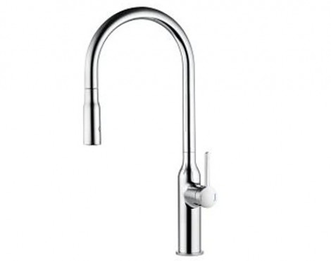 KWC SIN 10.261.002.000FL Hebelmischer mit ausziehbare Umstellbrause