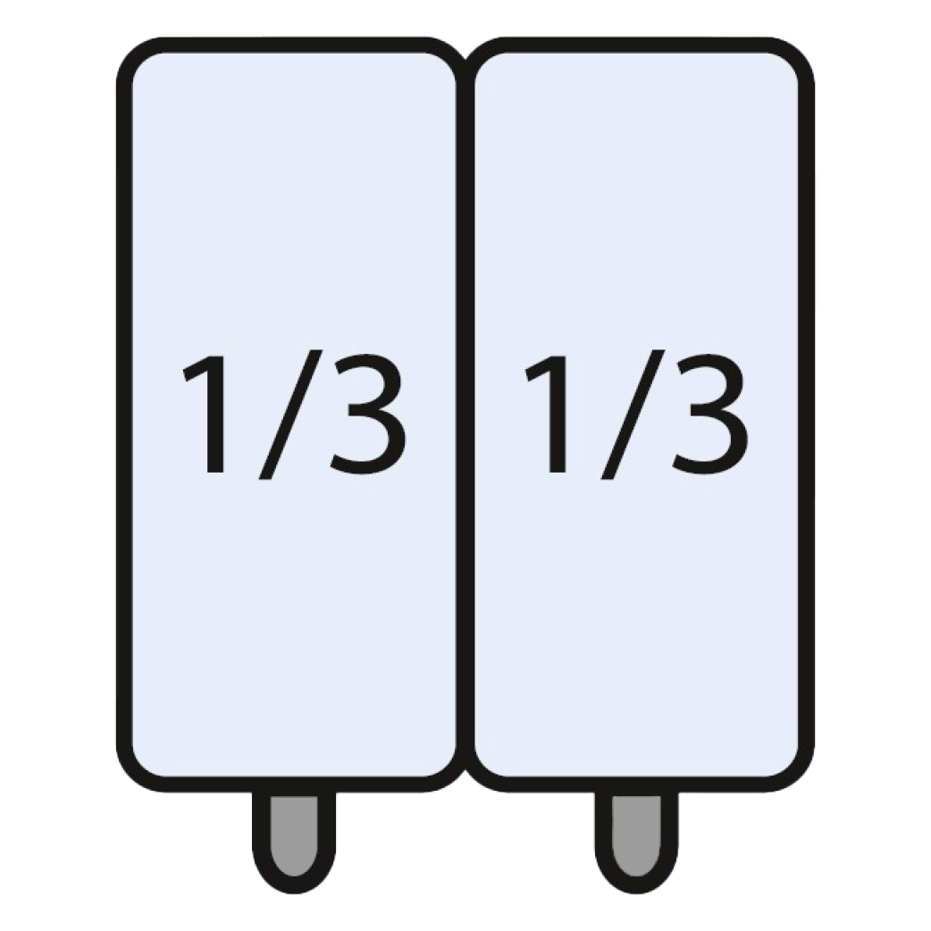 SARO E7/CPCEXC Nudelkorb-Set 2 x 1/3 GN