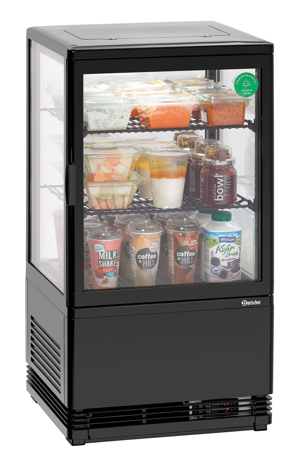 BARTSCHER Mini-Kühlvitrine 58L-SW - 700358G