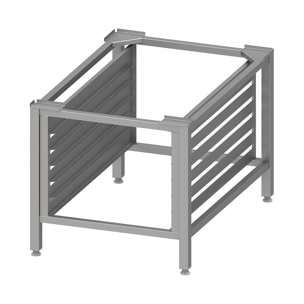 Untergestell mit 6 GN-Einschubschienen für SmartCook, GN 2/1, h=650 mm
