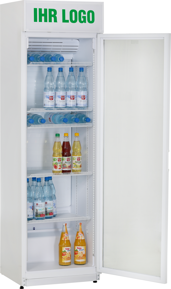 KBS Glastürkühlschrank FLK 365 weiß