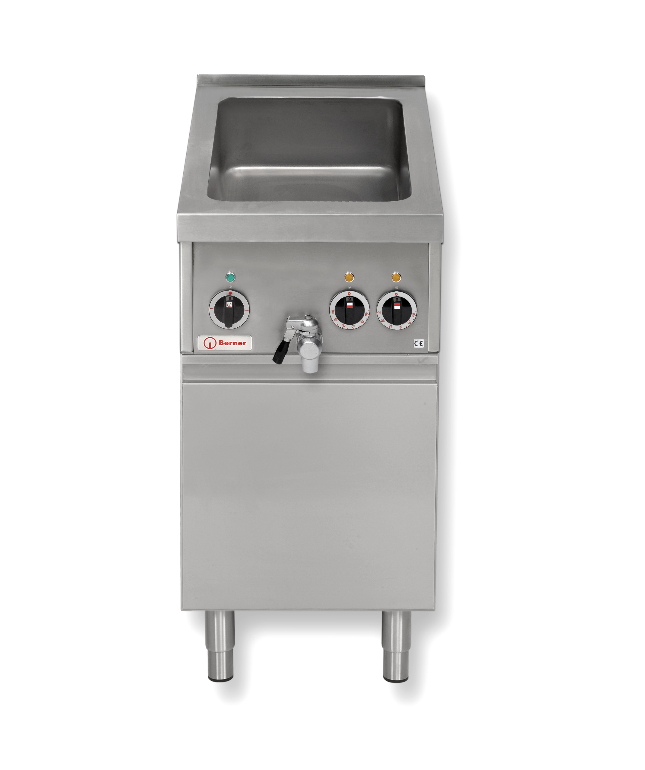 Berner BWBKTD40WS Bain-Marie GN1/1 mit Wärmeschrank im Unterbau