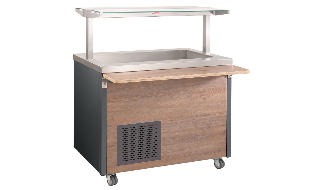 Scholl SMART-SERVE Kalt-Warm-Wanne - steckerfertig 3 x GN 1/1