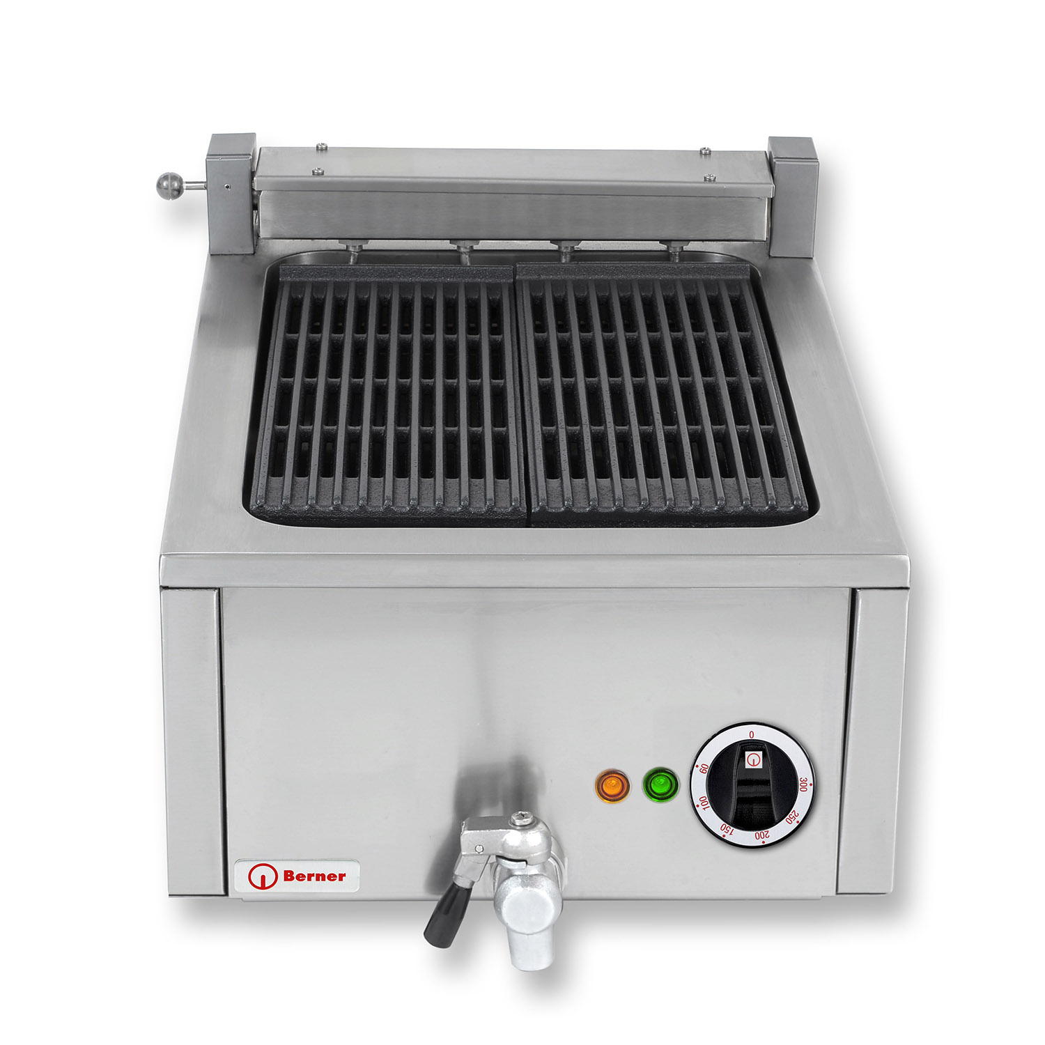 Berner BRHA40 Steakgrill Rustica 1 Heizzone 3,2 kW mit 230 V Snackline passend Serie 60/20