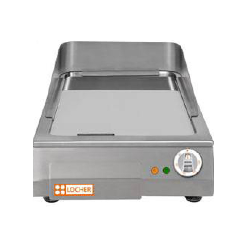 LOCHER 201440 Elektro-Bratplatte LGA40 hartverchromt, glatt