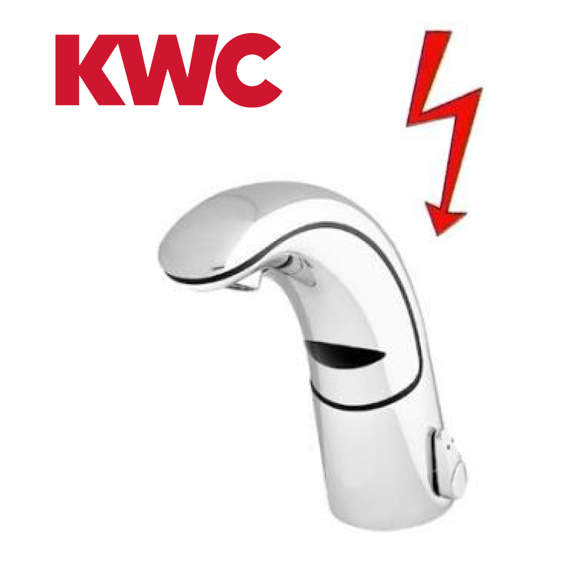 KWC Gastro K.12.JK.52N000U23 berührungslose Niederdruck-Infrarotarmatur ohne Ablaufgarnitur mit Unte