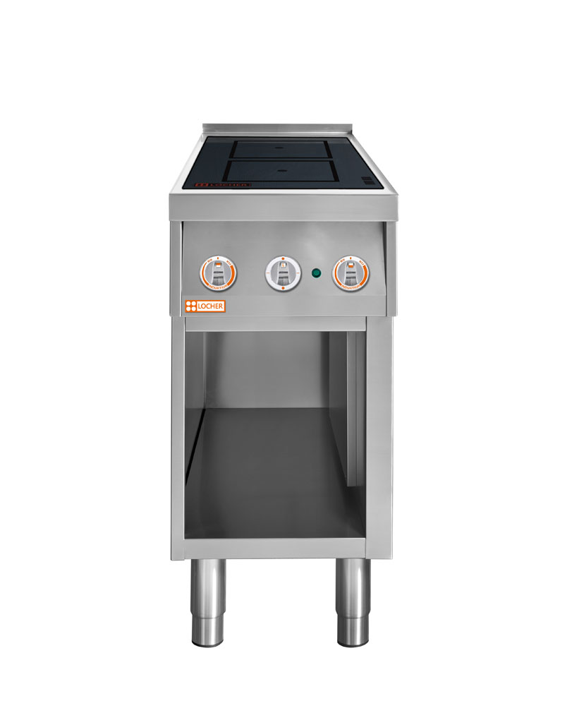 LOCHER 228203 Induktionsherd, 2 Kochstellen á 7 kW - Flächeninduktion