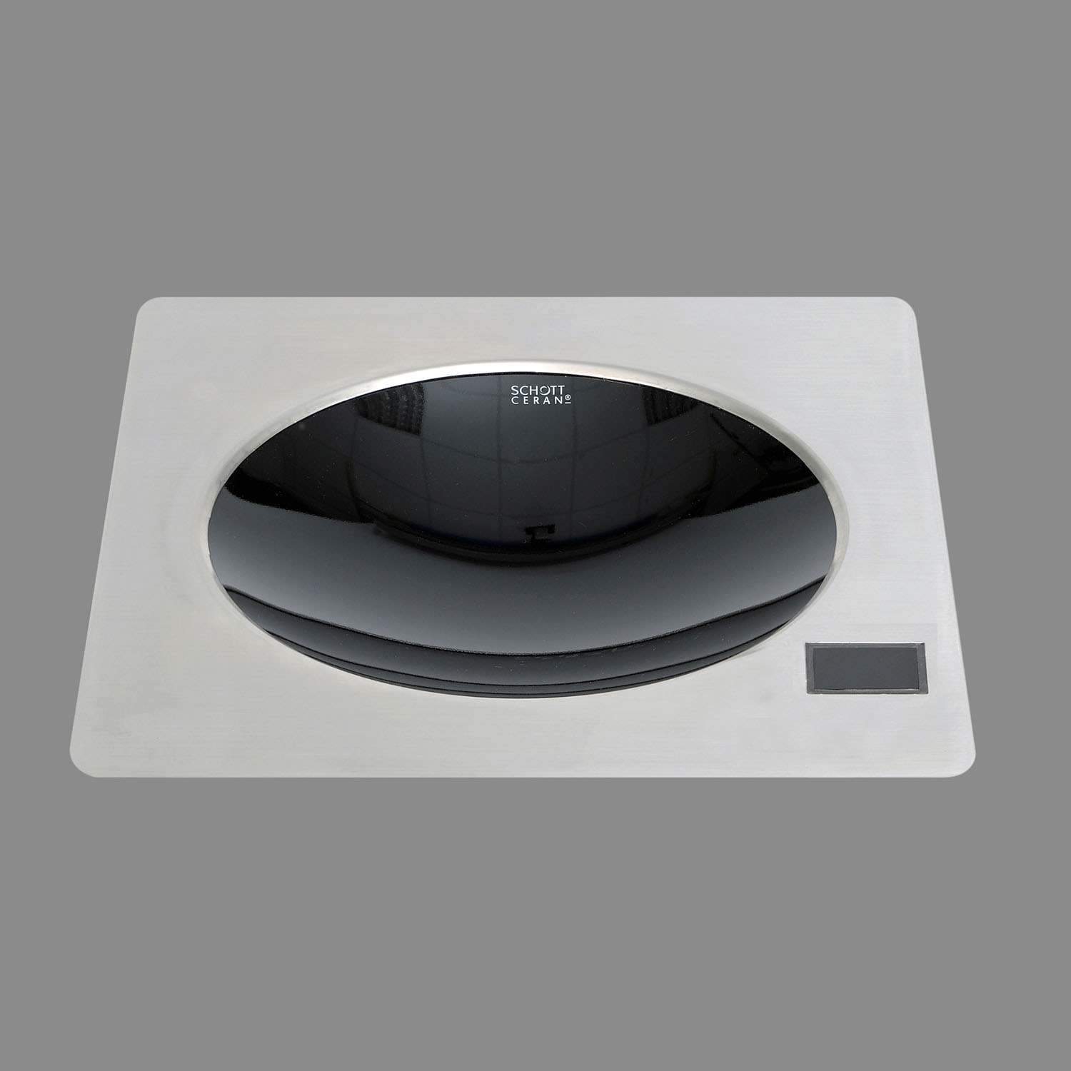 Berner BWEB5 30 cm Induktionswok-Einbaugerät mit 5000 Watt für Gastronomieküchen