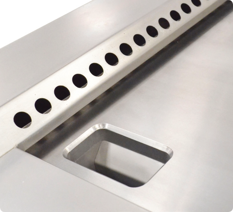 KBS Elektro Teppanyaki-Grill mit 2 Heizzonen 11,7 kW Tischgerät