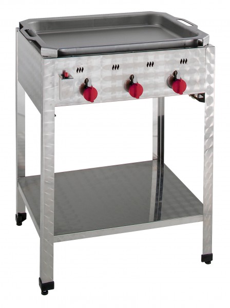 Neumärker Kombi-Standbräter - 3 Brenner mit Gas