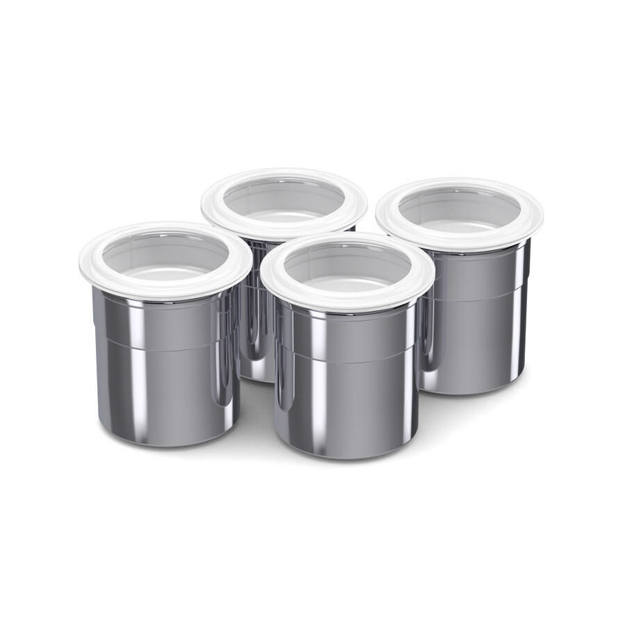 FRXSH Mousse Chef Chromstahl Becher Set