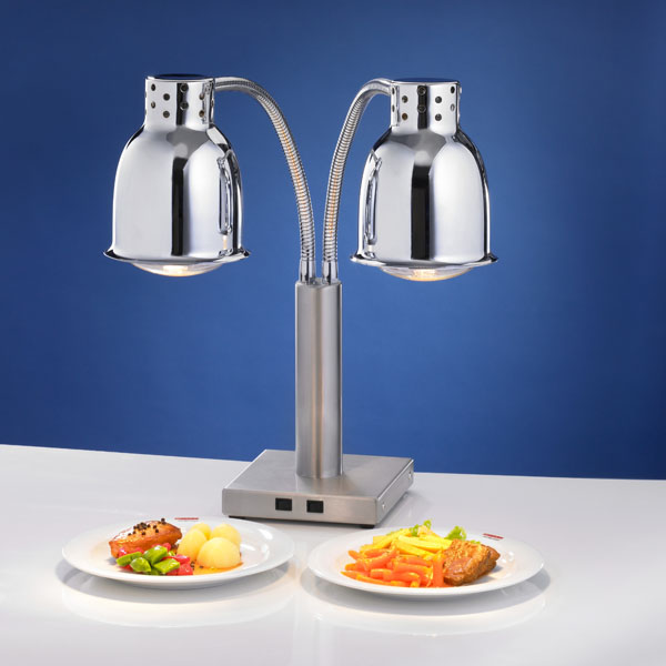 Scholl Buffet Wärmelampe BiTherm Modell 24002/B/C verchromt B0043