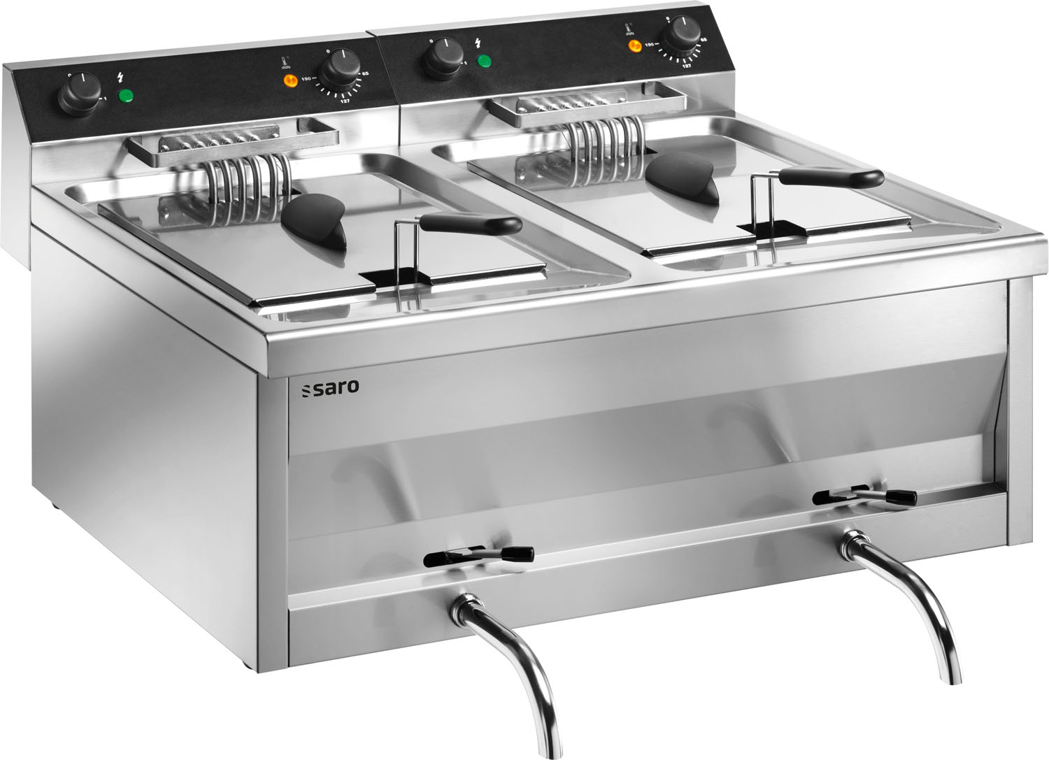 SARO Fritteuse Tisch GASTROLINE 12+12V