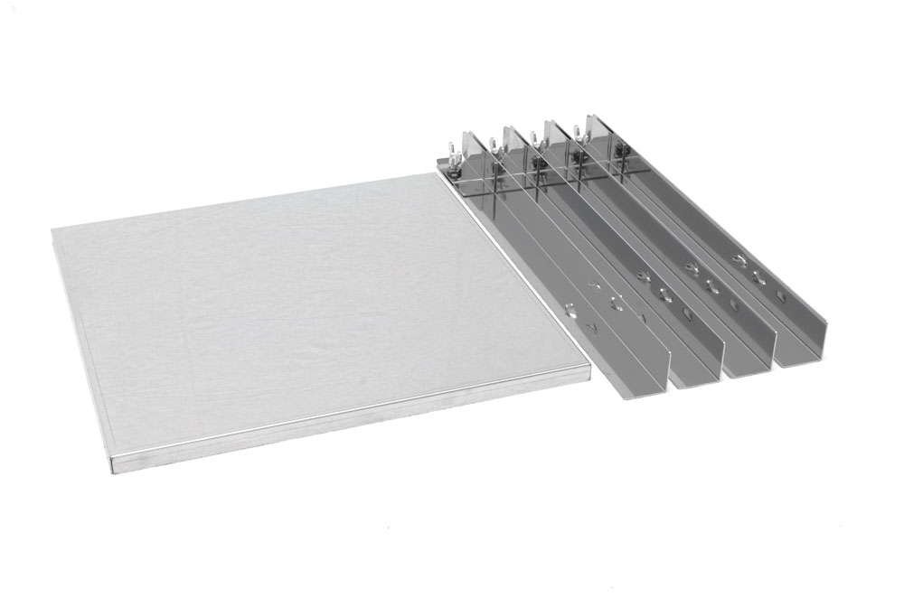 PROFIKOCHER 152923 Standfüße mit Zwischenboden 3 Brenner