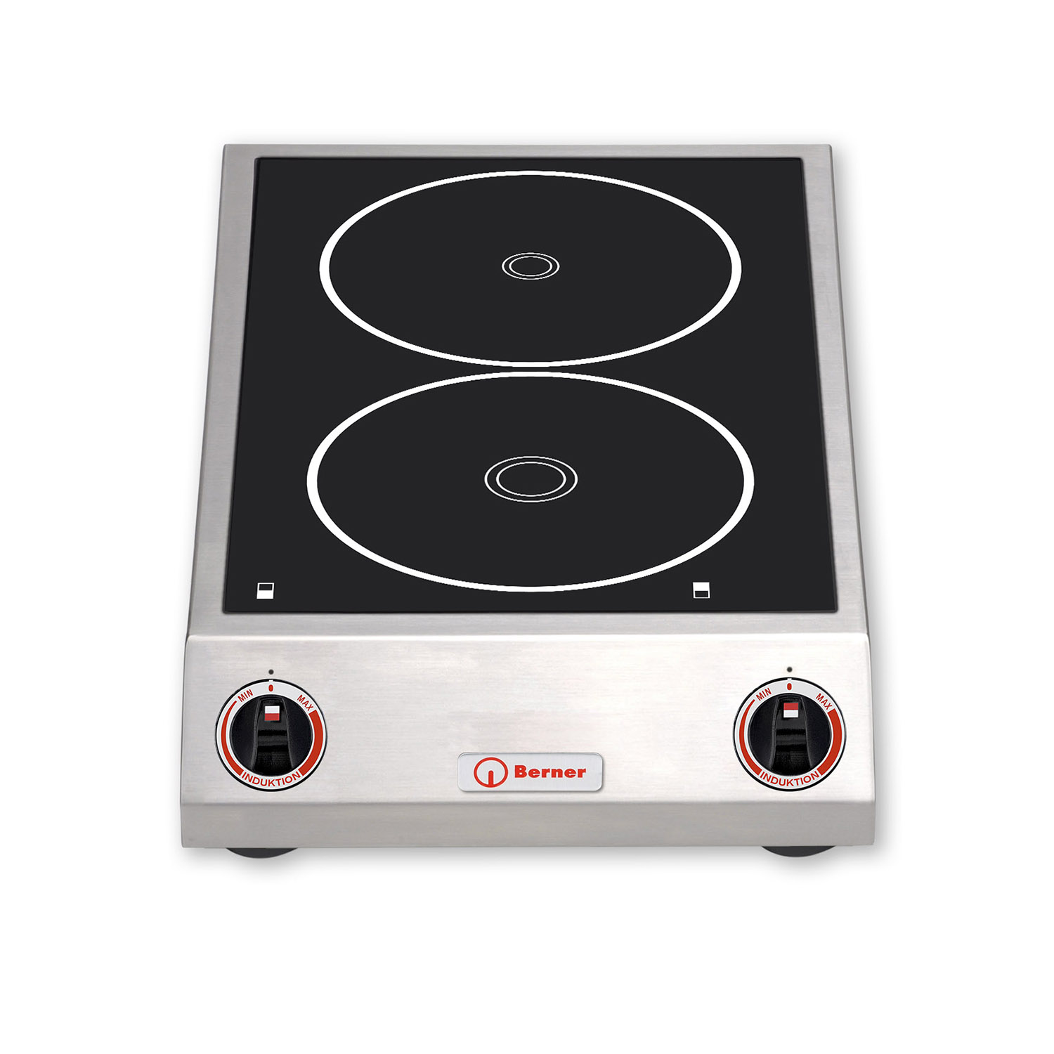 Berner BM2K3.5 Tisch-Induktionsdoppelkochplatte als Nachfolgemodell vom BI2SK3.5