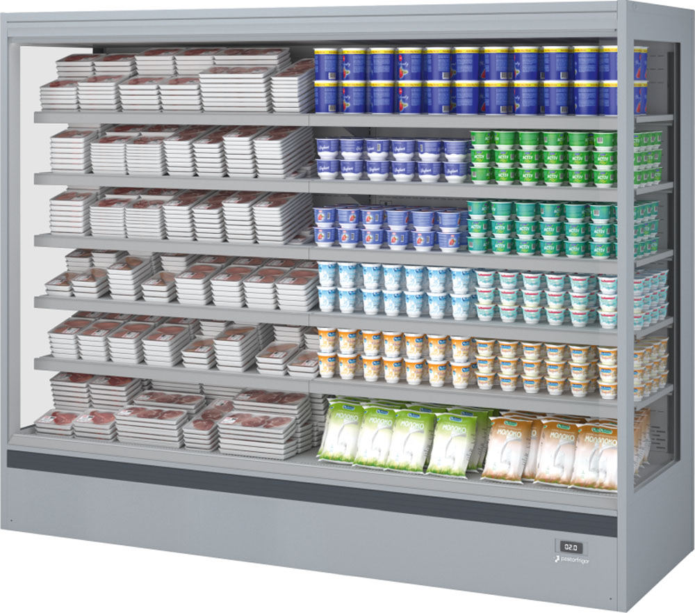 KBS Wandkühlregal Genova 1250 ZK Open